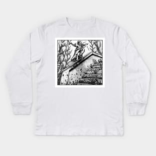 Switch Backside Smith... Kids Long Sleeve T-Shirt